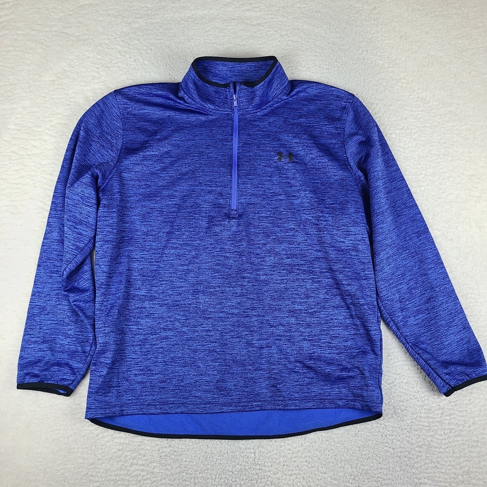 Under Armour Sweater Mens 2XL XXL Blue Performance Loose Coldgear Golf *